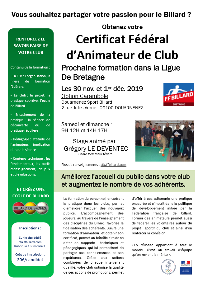 20191130 Affiche CFA carambole douarnenez