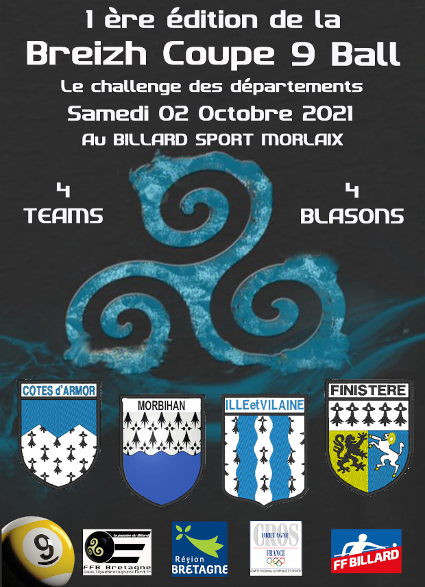 affiche Breizh 9 Ball