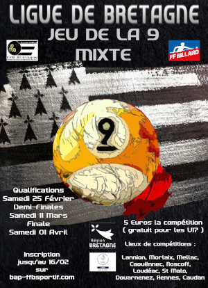 AFFICHE JEU DE LA 9